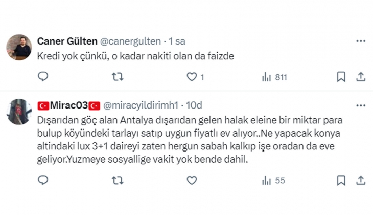 Lüks semtlerde 3+1 ev 7 milyon TL ye aylarca ilanda beklerken, kenar semtte 2-3 milyonluk donatısız evler satılıyor!