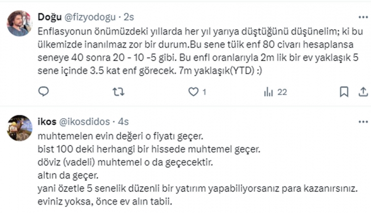 Kredi masraflarıyla 4 milyon TL ye alınan evin değeri 5 yıl sonra 4 milyon TL yi aşar mı?