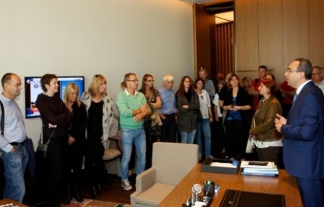 İsveçli mimarlar Küçükçekmece Belediye binasını gezdi!