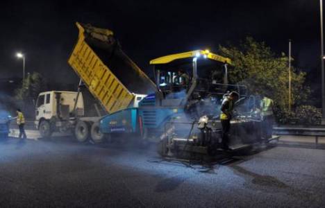 İBB, 39 ilçede 1,7 milyon ton asfalt serimi yaptı!