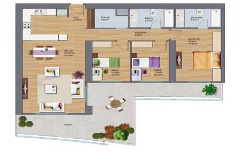  Maslak 1453 kat planı!