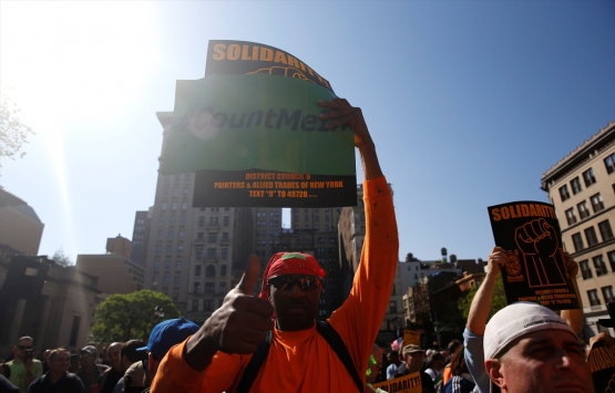 New York ta inşaat çalışanları Ben de varım dedi!