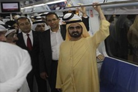 şeyh Maktum, Dubai metrosunun ikinci kısmını hizmete açtı!