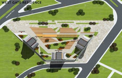 West Gate Residence vaziyet planı!