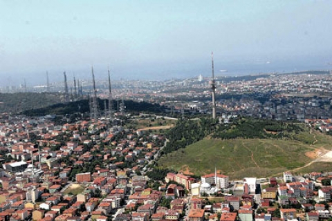  268 rakımlı Çamlıca tepesinde yapılacak camiyi tüm İstanbul görecek!