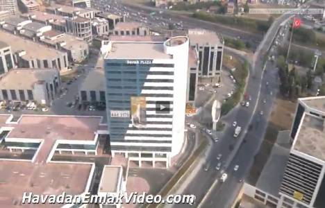 Burak Plaza nerede? Havadan görüntüleri!