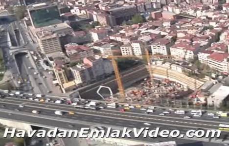  Nurol Tower projesi Şişli'nin havadan görüntüleri!