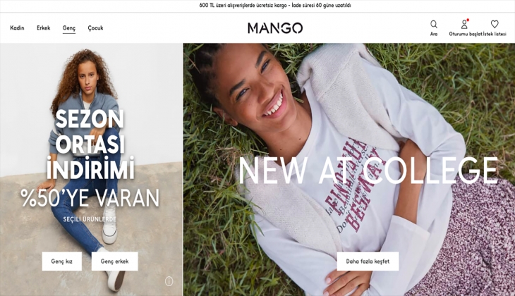 Mango’dan genç kız modasında yüzde 50’ye varan indirim! 23 Eylül 2022 Mango fiyat listesi!