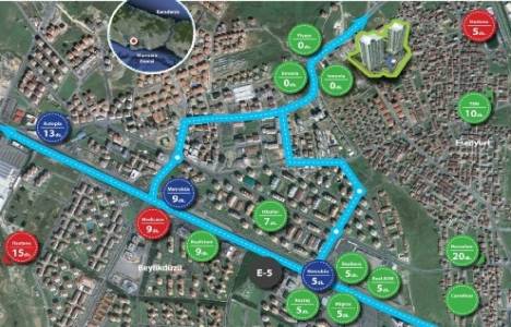 Beylikdüzü Fly Garden Evleri nde metrekaresi 1.750 TL!