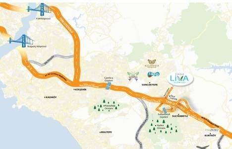 Liva Turkuaz vaziyet planı!