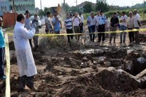  Sakarya'da kazı çalışmaları sırasında lahit bulundu!