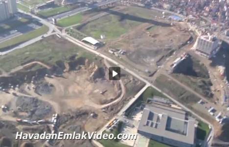 Finans Merkezi Ataşehir'in havadan videosu! 