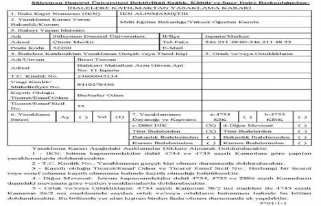 İhsan Tezcan a ihalelere katılma yasağı!