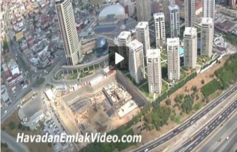  Palladium Tower projesi havadan görüntülendi!