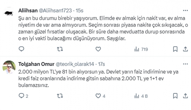 2 milyon TL ile evden 10-15 bin TL kira almak mı, yoksa mevduattan aylık 81 bin TL kazanmak mı? 