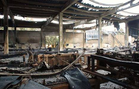 Tire'deki yalıtım fabrikasında çıkan yangının zararı 20 milyon lira!