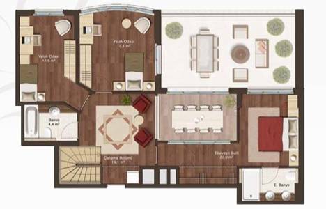 Ankara Sinpaş Altın Oran kat planı!