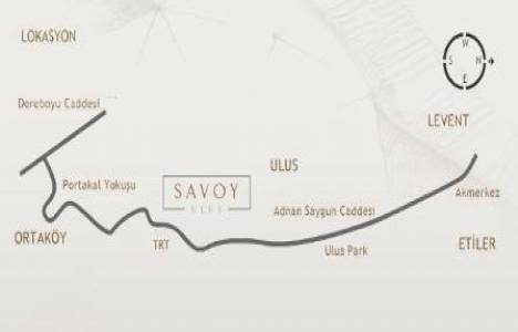 Ulus Savoy Konutları nda 3 milyon 500 bin dolara 5+1!