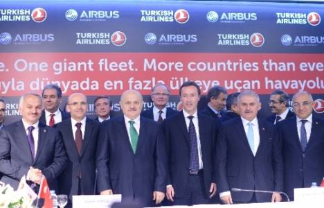 THY ile Airbus arasında uçak alımı için imza töreni düzenledi!