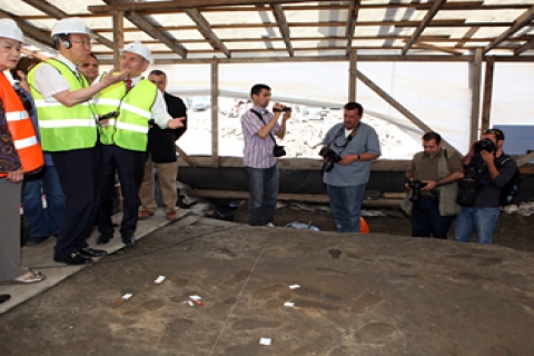  BM Genel Sekreteri Ban Ki-Moon Yenikapı Arkeolojik Alanı’ndan çok etkilendi!