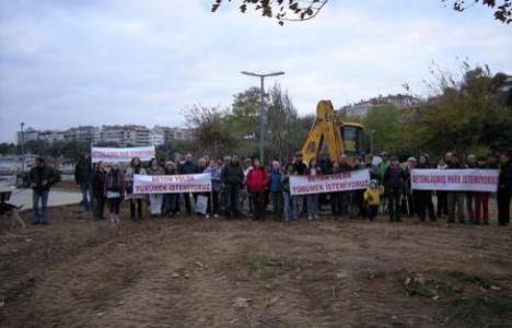 Moda Sahil Parkı'nın toprakları betonla kaplanıyor!