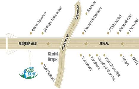 Golfkent örnek daire!