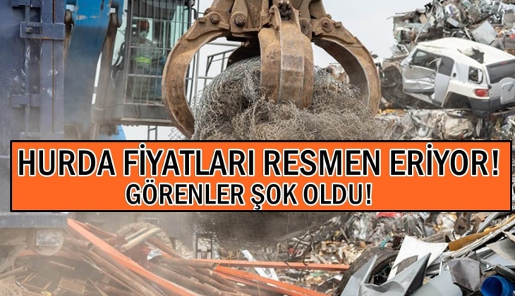 Hurda fiyatları resmen eriyor! Görenler şok oldu! Hurda fiyatları bugün ne kadar oldu? Güncel hurda fiyatları kaç TL?
