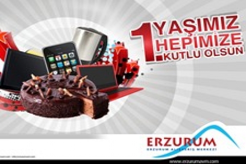 Erzurum Alışveriş Merkezi 1. yaşında hediyeler dağıtıyor!
