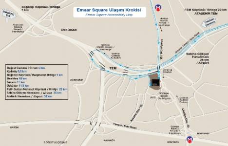 Boulevardi İstanbul Emaar Square da 3+1 ler 650 bin dolar!