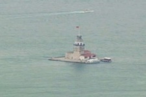 Kız Kulesi gökyüzünden böyle görünüyor! Tıklayın ve izleyin!