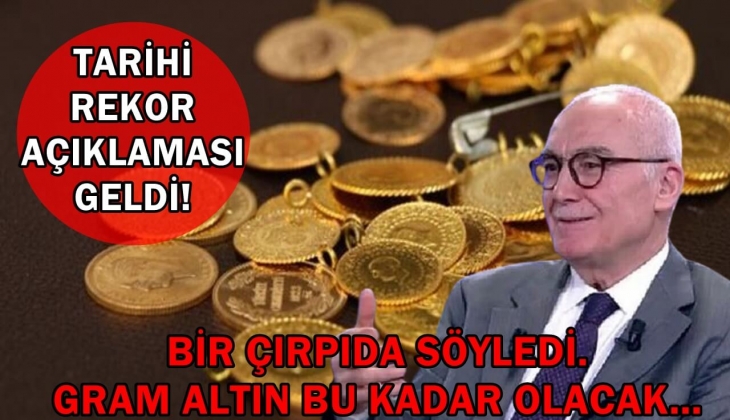 Altın için tarihi rekor açıklaması şimdi geldi! Uzman isim rakamı bir çırpıda söyledi