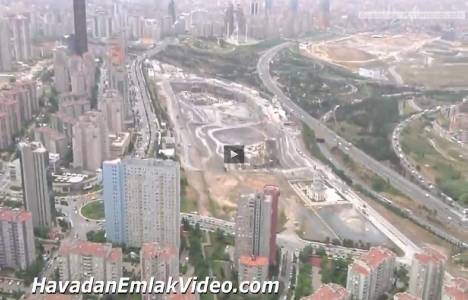 Ataşehir Gardenya Evleri'nin havadan görüntüleri!