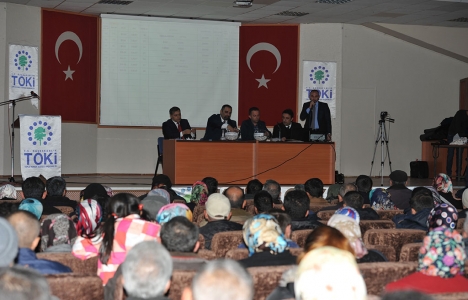 Karaman’da 724 konutun hak sahipleri belirlendi!