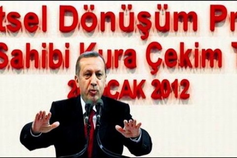 TOKİ'nin Kuzey Ankara Girişi evlerinin kurasını Başbakan Erdoğan çekti!