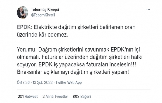 EPDK den elektrik tarifeleri açıklaması!
