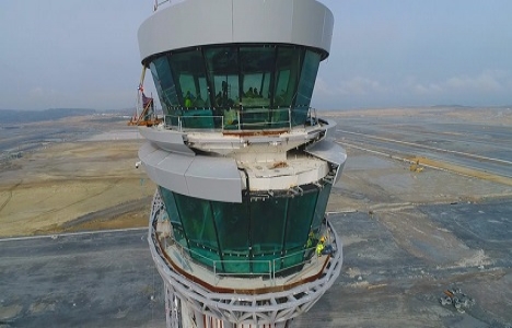 3. Havalimanı kulesi havadan görüntülendi!