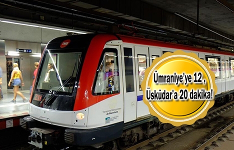 Üsküdar-Ümraniye-Çekmeköy Metrosu 29 Ağustos’ta açılacak!