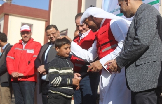 AFAD dan 112 Suriyeli aileye İdlib de konut!