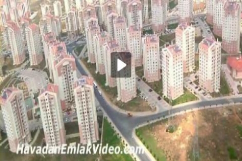  TOKİ Kayaşehir Konutları'nın havadan görüntüleri!