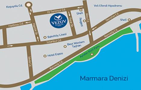 Bakırköy Vezüv Evleri nde 990 bin TL ye 3 oda 1 salon!