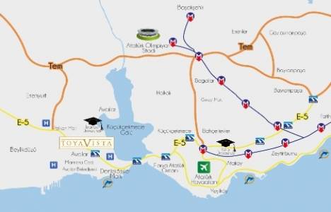 Toya Vista Evleri Avcılar da 283 bin TL ye! 900 TL taksitle!