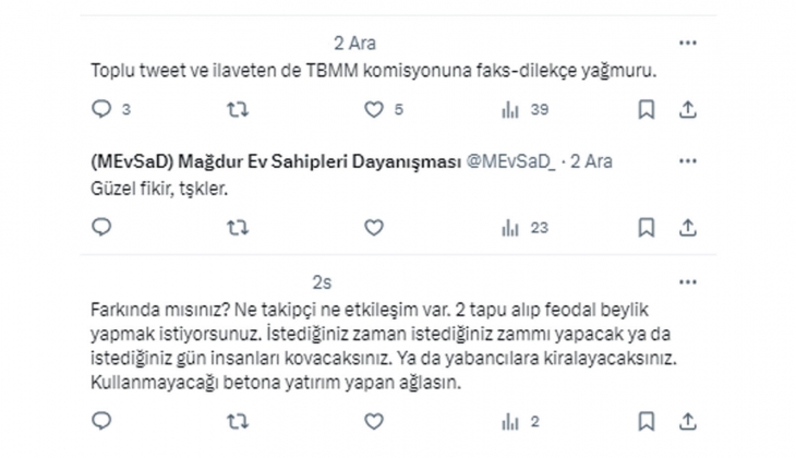 Mağdur Ev Sahipleri Dayanışma Platformu ndan anket ve imza kampanyası!