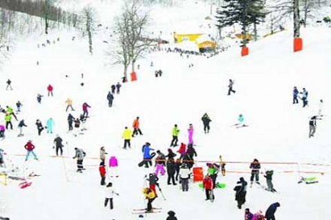Kocaeli Kartepe'de dört mevsim kayak keyfi!