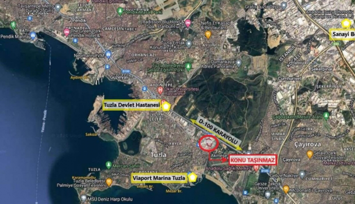 İş GYO Tuzla projesinin bugünkü değeri 2 milyar TL yi aştı!