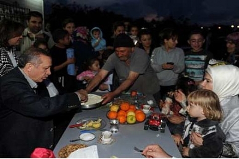 Başbakan Erdoğan, Gaziantep'teki bir bağ evini ziyaret etti!