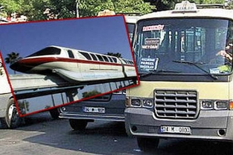 İstanbul'da minibüsler kalkıyor yerine 20 bin kişilik havaray geliyor!
