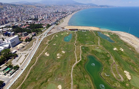Samsun golf sahası bu akşam açılacak!