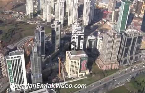 Maslak iş merkezlerinin havadan görüntüleri!