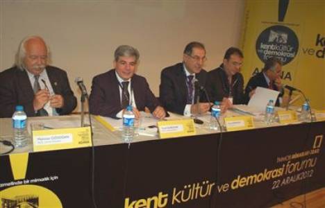 Mimarlar Odası'nın düzenlediği Kent ve Kültür Forumu sona erdi!