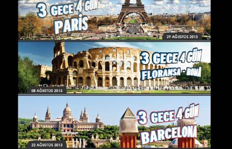 Ağaoğlu standına uğrayan 3 talihliye yurtdışı tatili hediye!